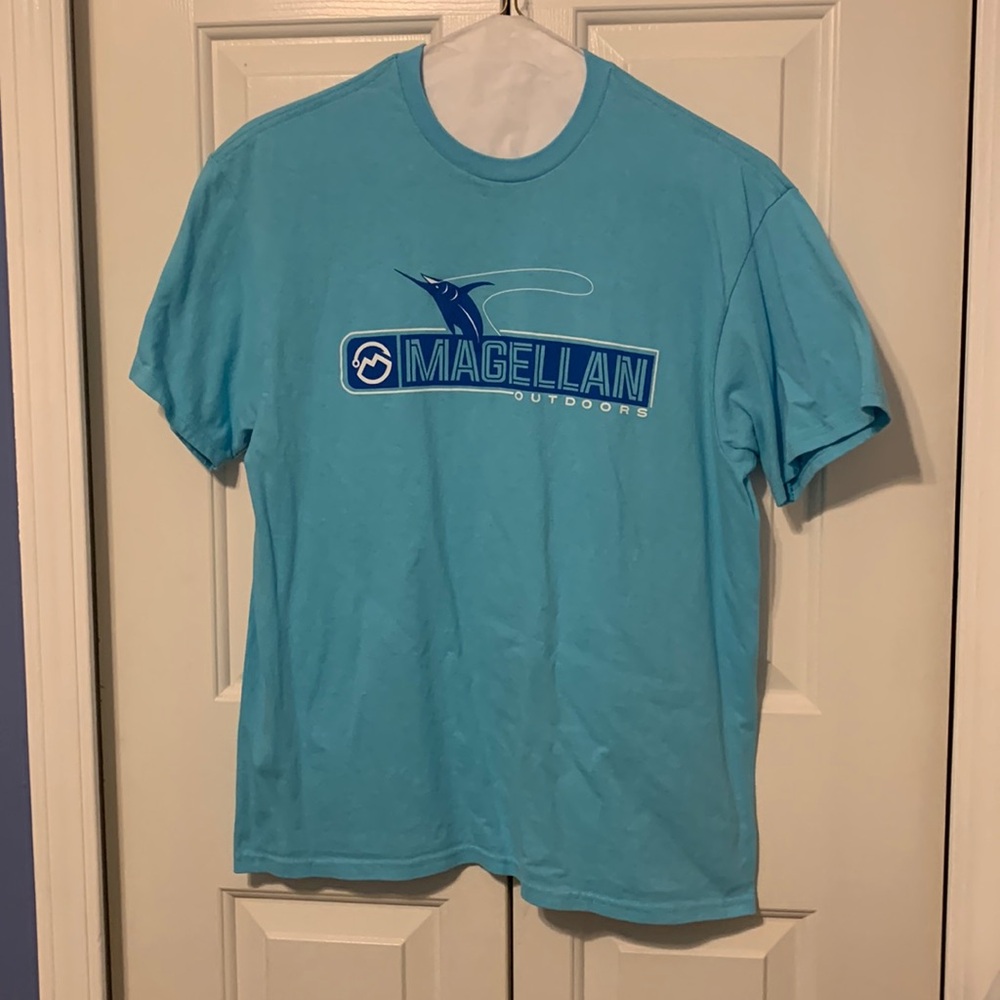 Magellan Outdoors turquoise tshirt Sz Lg